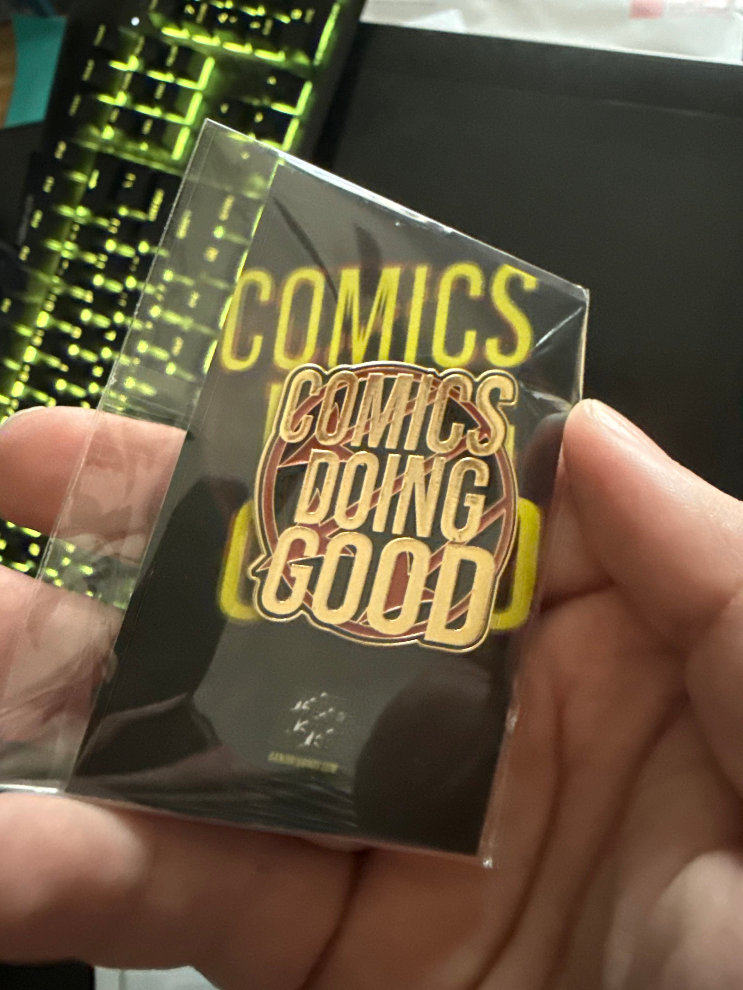 Comics Doing Good 1.5" Pin - 2025 Version