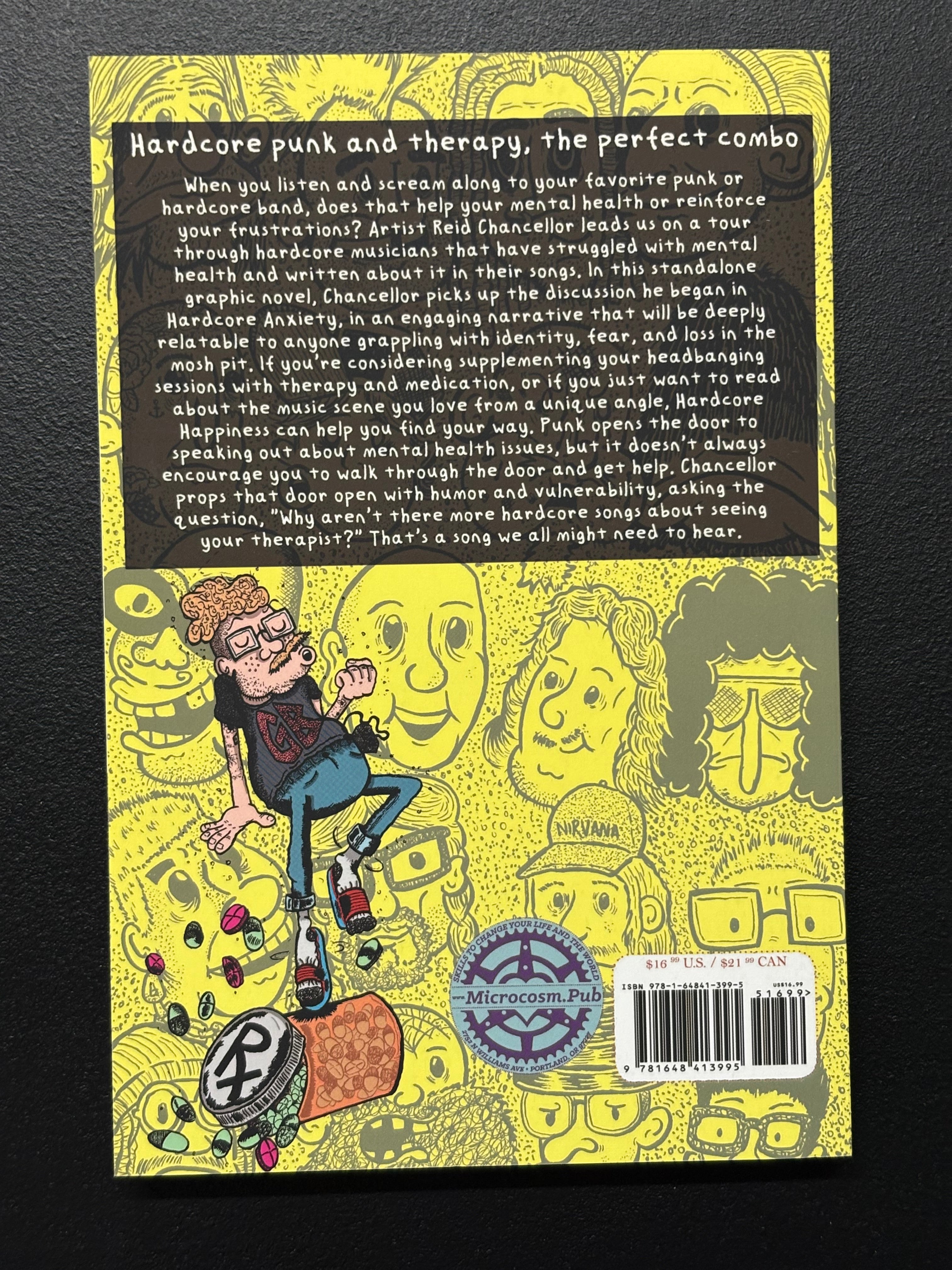 Hardcore Happiness:  A Graphic Journey to Find Punk’s Positivity